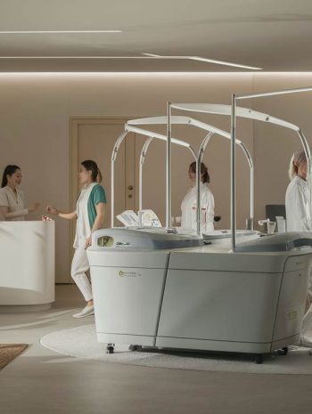 Pracownicy kliniki specjalizującej się w laserowe usuwanie żylaków katowice